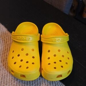 CROCs Bright Yellow Sandals
